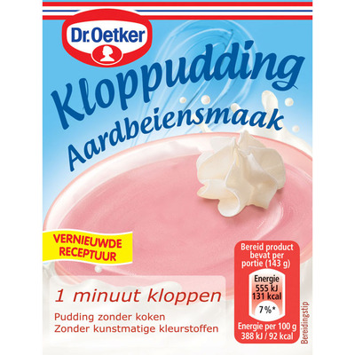 Dr. Oetker Kloppudding aardbei