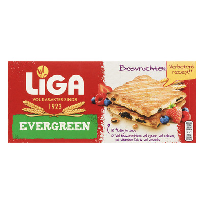 Liga Evergreen biscuits bosvruchten