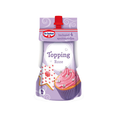 Dr. Oetker Topping roze