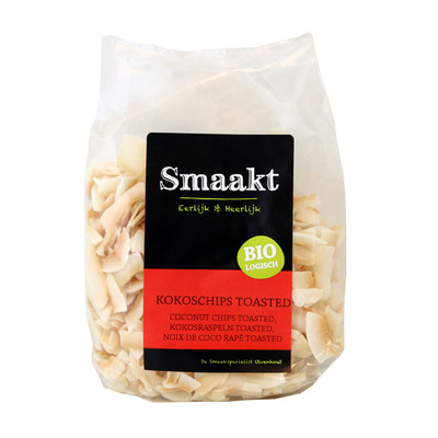 Smaakt Kokoschips geroosterd