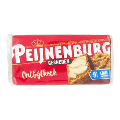Peijnenburg Ontbijtkoek naturel gesneden