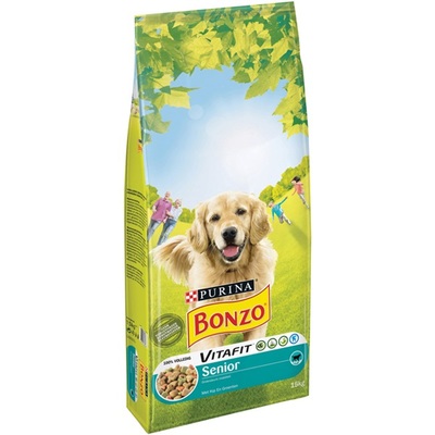 Bonzo senior hondenbrokken menu met kip en groenten