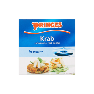 Princes Krab met Pootjes in Water