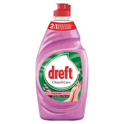 Dreft Clean & soft afwasmiddel roos-satijn