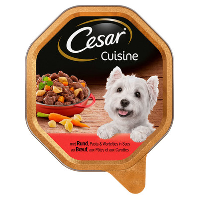 Cesar Cuisine pasta & wortelen alu kuipje