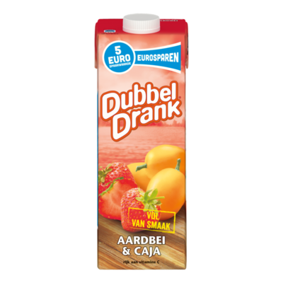 DubbelDrank Aardbei & Caja