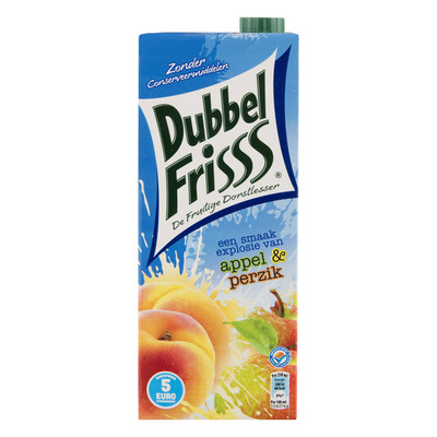 DubbelFrisss Appel & perzik