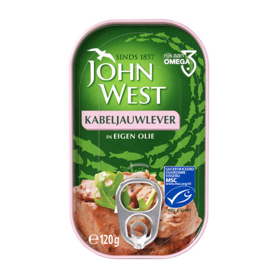 John West Kabeljauwlever