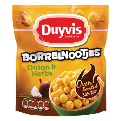 Duyvis Oven roasted borrelnootjes herbs & onion