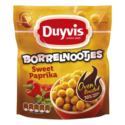 Duyvis Oven roasted borrelnootjes sweet paprika