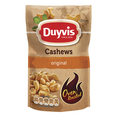 Duyvis Oven roasted gezouten cashews