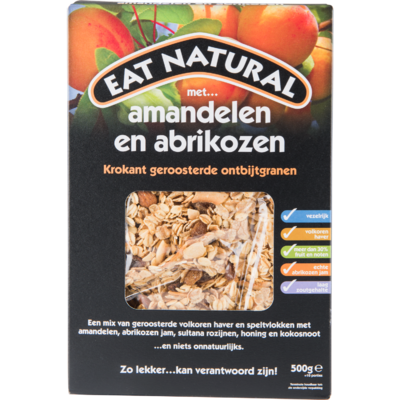 Eat Natural Ontbijtgranen amandel en abrikoos