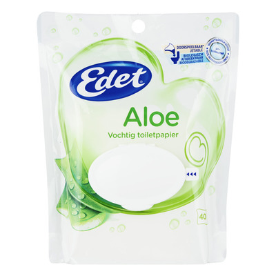 Edet Aloë vochtig toiletpapier