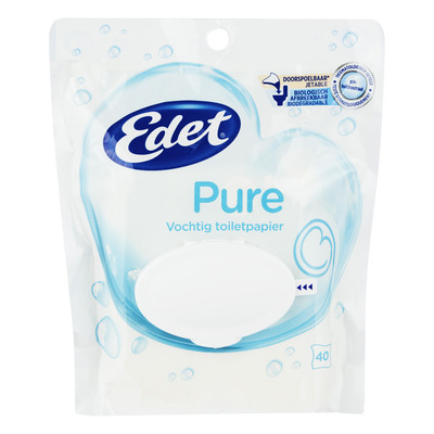 Edet Pure vochtig toiletpapier