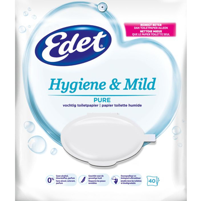 Edet Pure vochtig toiletpapier