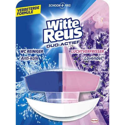 Witte Reus Duo actief lavendel toiletblok