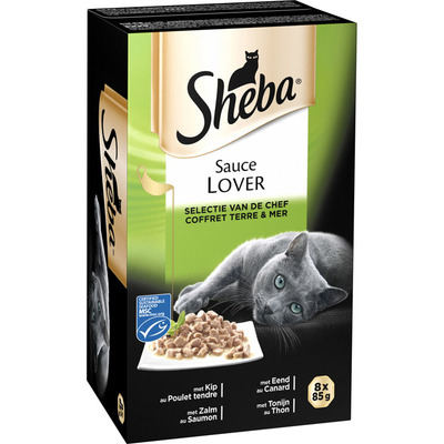 Sheba Saus lovers vlees-vis