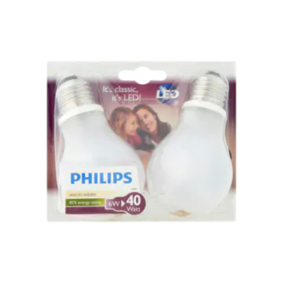 Philips Led Lamp Warm White 6W E