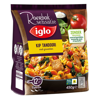 Iglo Roerbaksensatie kip tandoori