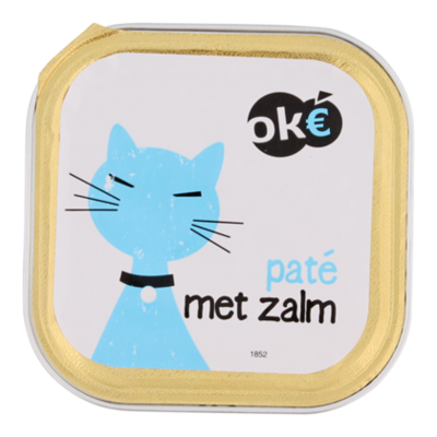 Budget Huismerk Kat pate zalm
