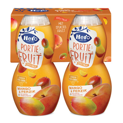 Hero Portiefruit mango-perzik