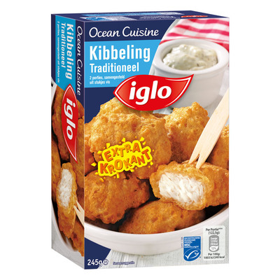 Iglo Ocean cuisine kibbeling traditioneel