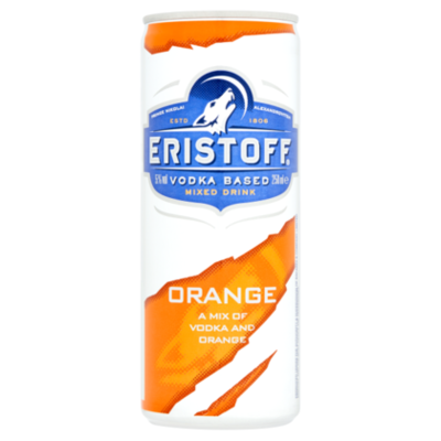 Eristoff Vodka & orange