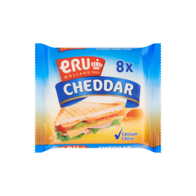 ERU Cheddar Plakken 8 Stuks