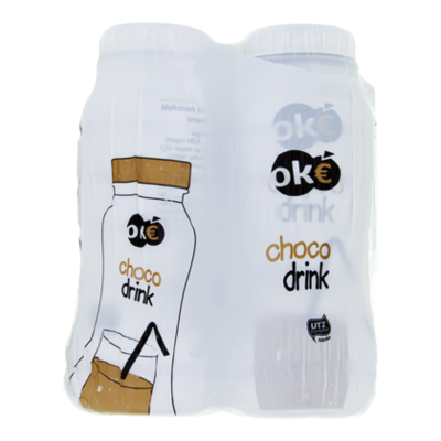Budget Huismerk Chocodrink 4-pack