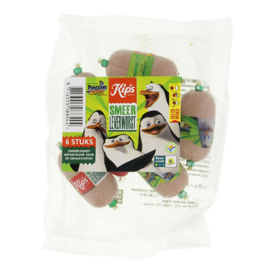 Kips Kleintje Kalfs Leverworst 6 x 20 g