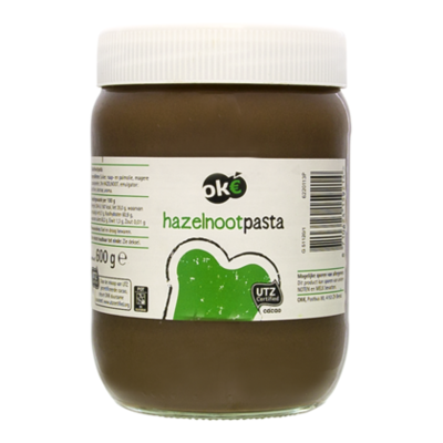 Budget Huismerk Hazelnootpasta