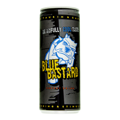 Blue Bastard Energy drank
