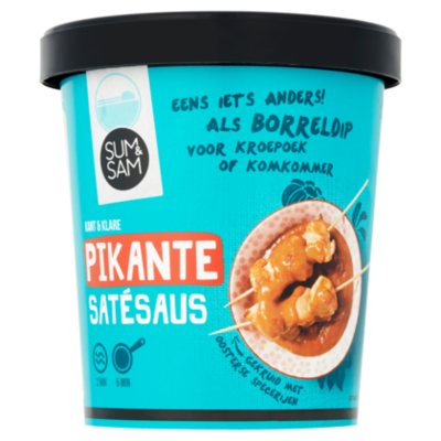 Huismerk Satésaus pikant kant en klaar