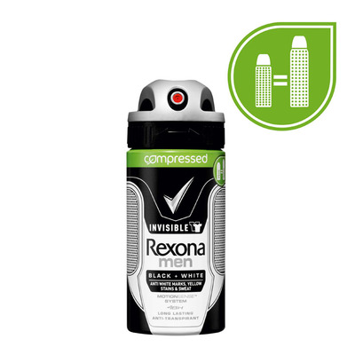 Rexona Deodorant spray invisible black & white