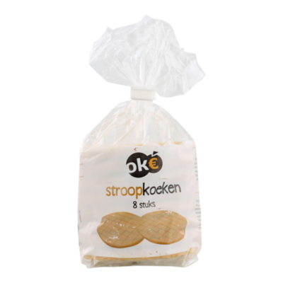 OKE Stroopkoeken bereid met margarine