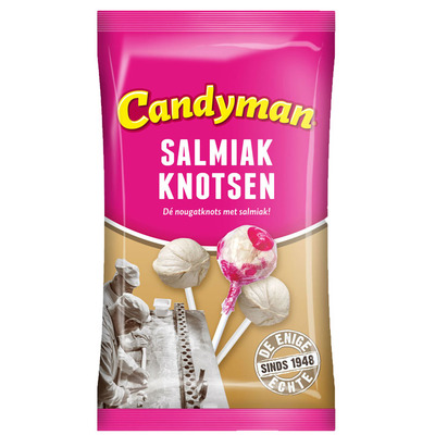 Candyman Salmiak knotsen
