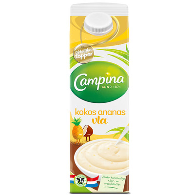 Campina Kokos-ananas - tijdelijke topper