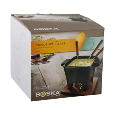 Boska Tapas kaasfondue pan zwart