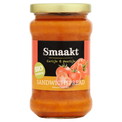 Smaakt Bio Spread Tomaat - Paprika