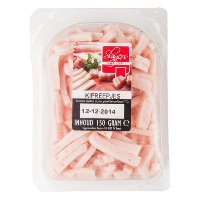 Slagerskwaliteit Kipreepjes