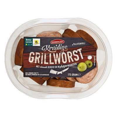 Zandvliet Kruidige grillworst glutenvrij