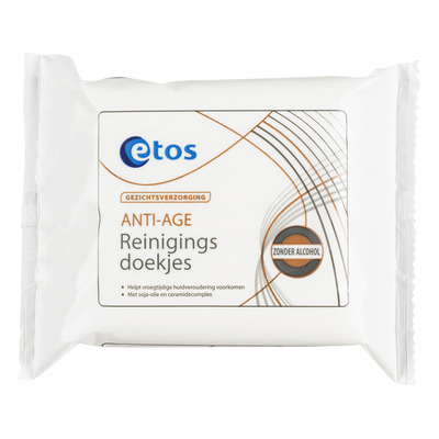 Etos Reinigingsdoekjes rijpere huid