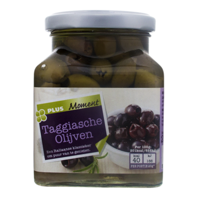 Huismerk Moment Taggiasche olijven