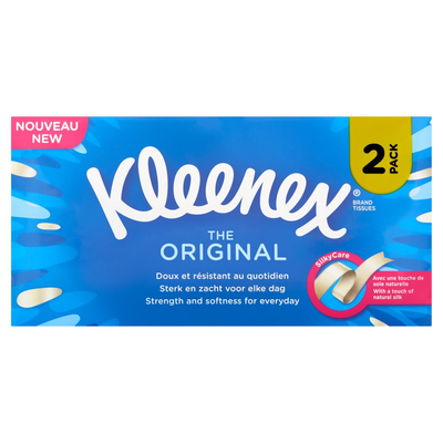 Kleenex The Original Zakdoeken 3-Laags 2 Pack x 88 Stuks