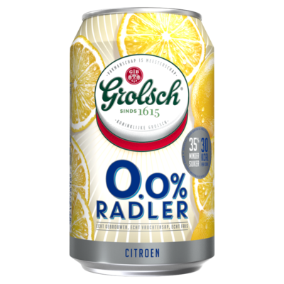 Grolsch 0.0% Radler Citroen Blik 33 cl