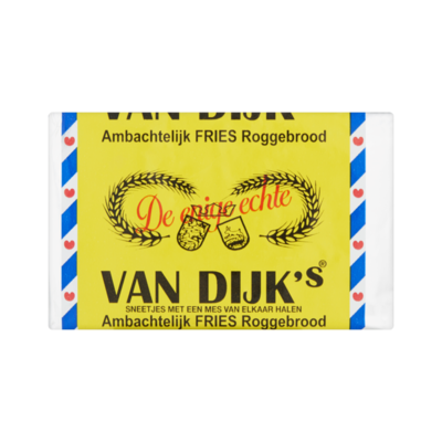 Van Dijk's Ambachtelijk Fries Roggebrood 10 Plakjes
