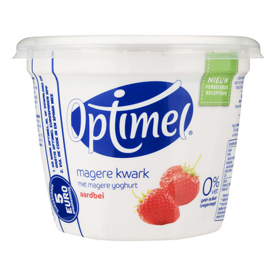 Optimel Magere kwark aardbei