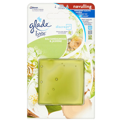 Glade Discreet Bali Sandalwood & Jasmine navul