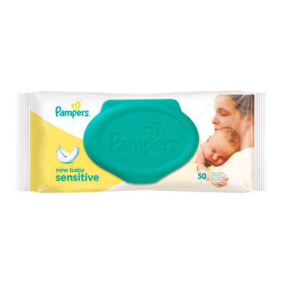 Pampers New Baby Sensitive Babydoekjes Single Verpakking 50 Doekjes