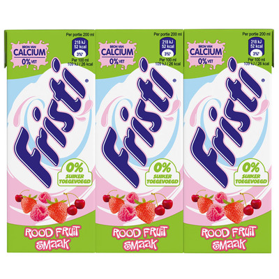 Fristi Rood fruit 0% suiker toegevoegd multi